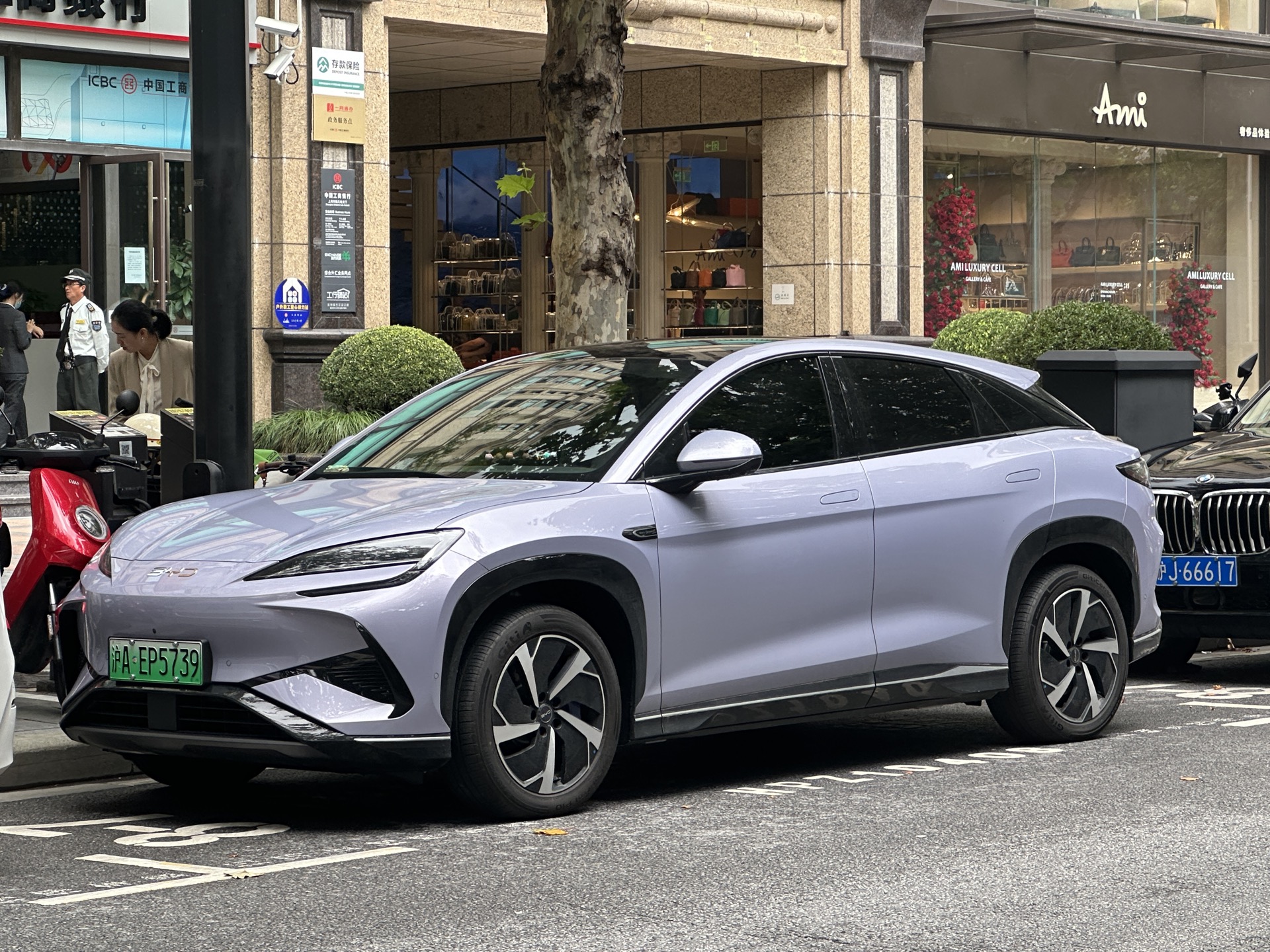 BYD 씨라이온 7 퍼플 외관 실차 사진